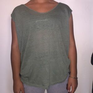 Dark green blouse
